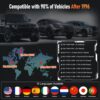 Professional OBD2 Scanner Diagnostic Tool Check Engine Light Trouble Code Reader Car Fault Detector