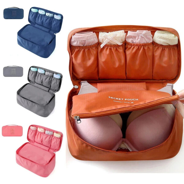 Portable Storage Bag Multi-function Bra Underwear Organizer Bags Toiletry Cosmetic Case for Outdoor Travel