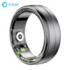 [2024] COLMI R06 Smart Ring Men Women, Heart Rate and Blood Oxygen Monitor, IP68 & 5ATM Waterproof, Multi-sport Mode