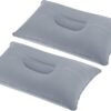 50ae71266266b1d0 PATIKIL Inflatable Pillow, 2 Pack Squared Ultralight Camping Travel Pillow Desk Rest Neck Support for Hiking Backpacking Office, Pink