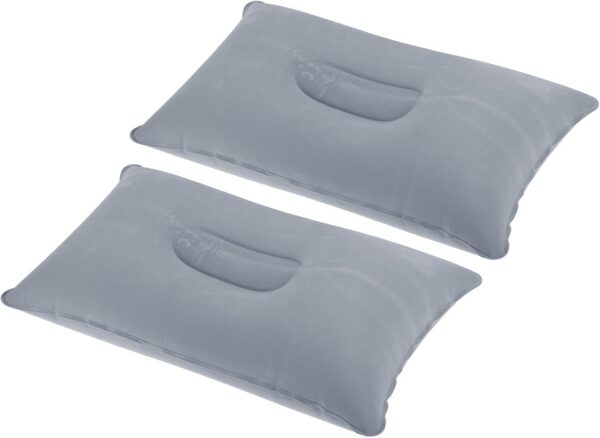 50ae71266266b1d0 PATIKIL Inflatable Pillow, 2 Pack Squared Ultralight Camping Travel Pillow Desk Rest Neck Support for Hiking Backpacking Office, Pink