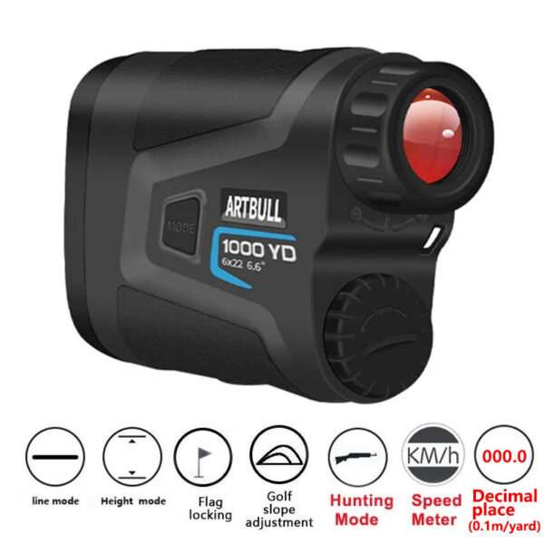 50afc53ba2a65464 ARTBULL Golf Laser Rangefinder 1000M 650M Telescope with Flag-Lock Slope Pin Distance Meter for Hunting Monocular