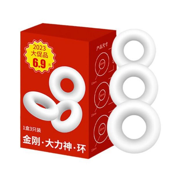 50b317955ef3859b 3pcs/set 16/18/20mm Tpe Penis Cock Rings Sex Toys For Men Delay Ejaculation Adult Sex Products For Couples Long Lasting Cockring