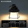 BLACKDEER Portable Camping Lights Rechargeable Led Light Trekking Lantern Emergency Bulb High Power Tents Lighting 4 Mode Lamp