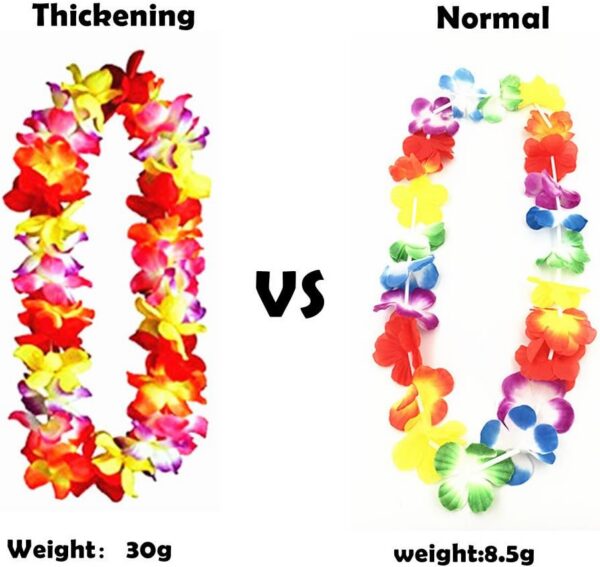 50c66daa0d8d9979 Hawaiian Hula Leis Dance Garland Artificial Flowers Neck Loop for Luau Party Costumes (Pink)