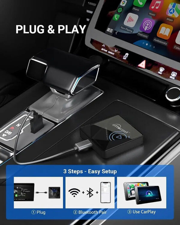 50cba6900f76fc74 OTTOCAST Wireless CarPlay U2AIR Pro Adapter for iPhone Car Play Dongle For Audi VW Benz Kia Honda Toyota Ford Auto Connect