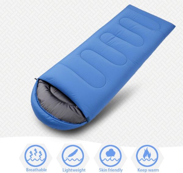 Wind Tour 3 Season Lightweight Waterproof Sleeping Bag Indoor & Outdoor for Hiking Backpacking Camping Traveling