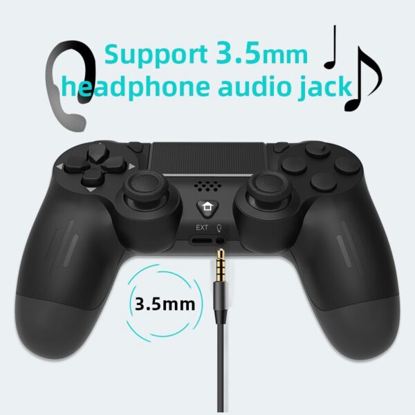 DATA FROG Bluetooth-Compatible Game Controller for PS4/Slim/Pro Wireless Gamepad PC Dual Vibration Joystick For IOS/Android
