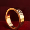 50dc6ae51c54341d Mens Womens Love Ring man 4mm 5mm 6mm Wedding High quality s size 5-11 Diamond rose sier Engagement with box Crtir Designer gold Band Rings for Woman