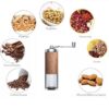 Bean Portable Wood Grain Stainless Steel Crank Hand Coffee Kitchen Tool Grinder