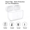 510a572bd791508d Wireless Charging Compatible AirPod Pro, Charger Case Replacement for Air Pod Pro with Bluetooth Pairing Sync Button