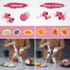 510efcf32c564516 SUPMAKIN Safe Mandoline Kitchen, Adjustable Vegetables Food Chopper, Potatoes Sl