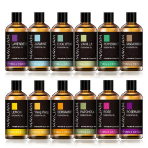 5118957d889e6661 100ml Essential Oils For Humidifier Aromatic Diffuser Lavender Eucalyptus Rose Ginger Lemongrass Fragrance Oil Making Candles
