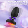 5129eedbaeb86d2d 360° Rotation LED Anal Vibrator Men Prostate Massager Vibrating Butt Plug Dildo Adult Anus Sex Toy for Women Couple Gay