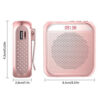 513aba63a4b3f421 Headworn Microphone Loudspeaker Voice Amplifier Recorder Mic Speaker Audio Mini Wired Mikrofon Mike Sound Battery Kit Headset
