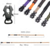 514bbf9e613dff5e Heavy Duty Tactical Bungee No Pull Dog Leash Reflective Shock Absorbing Pet Leashes with Car Seatbelt for Large Dogs