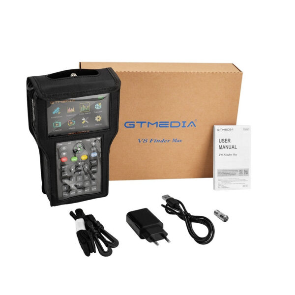 GTMEDIA Max Satellite Finder Meter 4.3'' LCD DVB-S/S2/S2X H.265 Better V8 Finder2 Pro2 V7 S5X SATK WS-6933