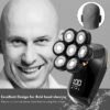 51563a3b697f1056 Electric Shavers 5 In 1 7D Men's Rechargeable Bald Head Shaver 7 Floating Heads Beard Nose Ear Hair Trimmer Razor Clipper Brush 221025