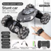 51731e6e9fcee926 4WD 1:16 Stunt RC With LED Light Gesture Induction Deformation Twist Climbing Radio Controlled Car Electronic Toys for Kids