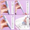 4set Retractable Pushable Student Drawing Design Office Eraser No Crumbs Do Not Leave A Mark Creative Push Type