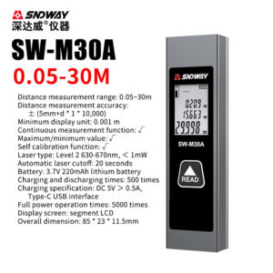 Mini Metal Laser Distance Meter 40M 50M 60M 100M IN FT M Tape Measure Trena Lazer Rangefinders OLED Display Construction Tools