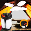 5193455f532f7605 LED Camping Lantern 4500mAh Solar Hanging Night Lamp 1000LM Folding 90 Rotating Base USB Charging IPX4 Waterproof for Fishing