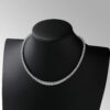 51cdd54bbd799fc1 Full moissanite tennis necklace With Certificate 3-5mm Size Gradient Diamond Necklaces for women Sterling Sier Neck Chain