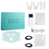 51d4b6bf081c123f LED 8 Colors Face Mask and Neck Red Light Near Infrared Therapy Anti Aging Wrinkle Acne Pore Oil Control Skin Tighten Whiten