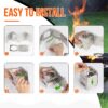 51d5a3e86b1d14db SWAWIS Campingkocher Holz Faltbar Tragbar, Hobo Kocher aus Edelstahl, Buschbox Mini mit Aufbewahrungstasche, Klein Holzvergaser für Picknick BBQ Kochen Camping Outdoor(8.7x10.7x7.8cm)