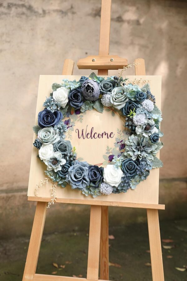 5203bb9682534cd5 YYHUAWU Artificial Flowers Combo Set Fake Flower Leaf Box with Stems for DIY Wedding Bouquets Centerpieces Arrangements Baby Shower Party Home Decorations