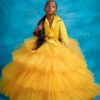 5206a19e6ccb1a57 Vintage Gold Girl Pageant Dress Ruffles Tiered Flower Girls Dresses Wedding Kids Party Prom Birthday Gowns for Photoshoot