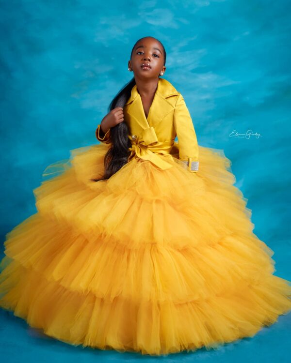 5206a19e6ccb1a57 Vintage Gold Girl Pageant Dress Ruffles Tiered Flower Girls Dresses Wedding Kids Party Prom Birthday Gowns for Photoshoot