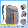 52176628ba8e16d3 1pc Shoulder Bag Multifunctional Outdoor Picnic Insulation Fresh-keeping Backpack Leak-proof Ice BagTravel Essentials