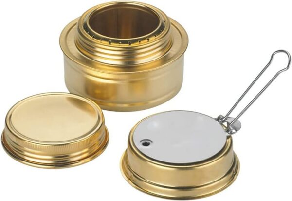 VOANZO Portable Alcohol Stove Hiking Stove Camping Stove Spirit Burner Compatible with Trangia for Outdoor Hiking Camping