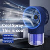 521d74fd5a84a729 Spray small USB charging desktop mini fan humidifier two in one gift three level atmosphere light