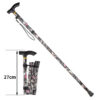 522c9b1122514b4f Hiking Camping Mountaineering Printing Walking Stick Telescopic Baton Trekking Poles Folding Cane Crutches Pole Unisex