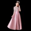 Kids for Girls Costumes Wedding Birthday New Year Party Evening Elegant Princess Summer Children’s Dress 4-12 Years K47