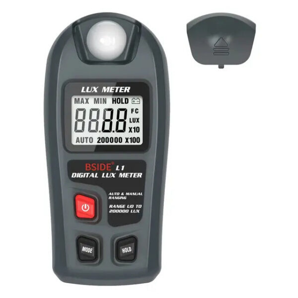 BSIDE Digital Illuminometer 0~200,000 LCD Pocket Light Meter /FC Measure Tester Sensor Photometer meter