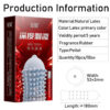 523ba37a050481a6 5D Dotted Condoms Thread Ribbed G-Point Latex Ultra Thin Condom Orgasm Contraceptives Stimulate Vaginal Penis Sleeves Sex Toys