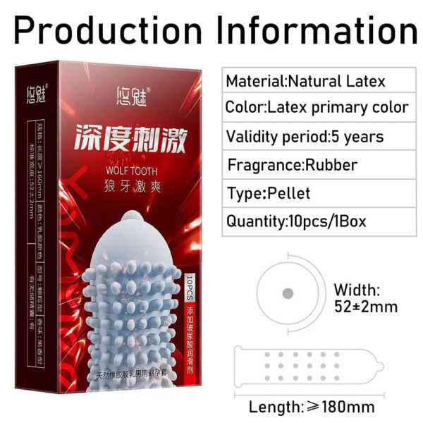 523ba37a050481a6 5D Dotted Condoms Thread Ribbed G-Point Latex Ultra Thin Condom Orgasm Contraceptives Stimulate Vaginal Penis Sleeves Sex Toys