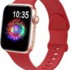5249ffaeda6cc125 TreasureMax Sport Band Compatible with Apple Watch Bands 38mm 40mm 41mm 42mm 44mm 45mm 49mm,Soft Silicone Strap Compatible for Apple Watch Series 9 Ultra 8 7 6 5 4 3 2 1 SE Men Women Grey 38/40/41MM