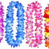 5261aa9e55d0c448 Hawaiian Hula Leis Dance Garland Artificial Flowers Neck Loop for Luau Party Costumes (Pink)