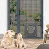 Dog Cat Lockable Magnetic Screen Outdoor Function Gates & Ramps Window Garden Tunnel Safety Self-Closing Flap Gate Pet Door