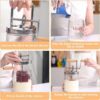 527d73d64ebcc722 Homemade Churner Manual Butter Maker Food Mixer Glass+silicone 1000ml/1500ml Stirring Tool Silicone Wheel Kitchen Gadgets