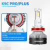 527f8b0e11fdab71 DAWNKNIGHT K9C Pro H7 H4 H11 Led Lamp Bigger Copper Tube Led Lights H1 HB3 9005 HB4 9006 12V For Car Led Headlight Bulb
