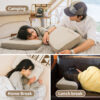 528ddcf64193495b Naturehike New Memory Foam Comfort Square Pillow Portable Outdoor Camping Travel Pillow Camping Nap Pillow Easy Storage Pillow