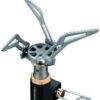 Fire-Maple FMS-300T Ultralight Titanium Backpacking Camping Gas Stove | 2600W Pocket Backpacking Cooking Folding Burner | Outdoor Trekking Hiking Fishing (Orange)