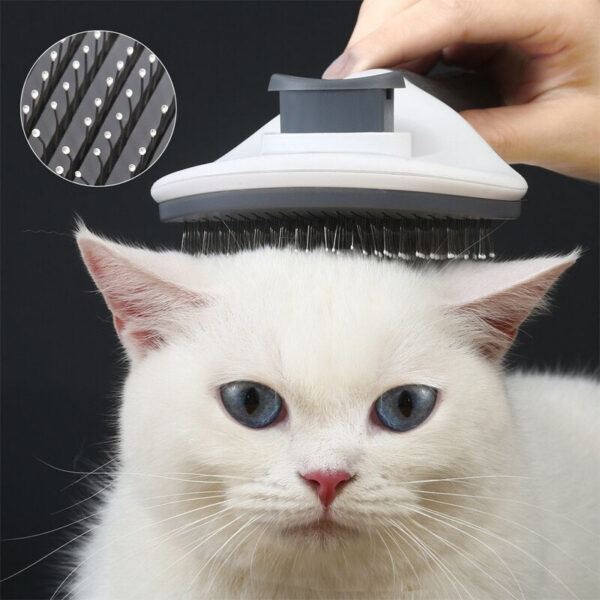 Removal Brush Dog Stainless Steel Automatic Hair Fading Cat Comb Pet Cleaning Grooming Supplies