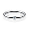 52adae9fe721469c GIGEWE Moissanite 0.3ct 4mm Round Cut Nova Blue/Pink White Titanium Steel Ring Diamond Test Passed Fashion Claw Setting Gift