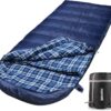 52c0039fe6b3559a Poepore XXL Schlafsack Outdoor für Erwachsene 3–4 Jahreszeiten Flanell Schlafsäcke Camping Winter Deckenschlafsack mit Aufbewahrungstasche Wasserdichter und Warmer 230 x 90CM